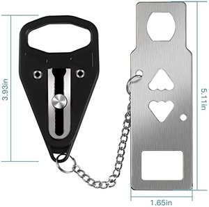 Dispositif <span class=keywords><strong>de</strong></span> sécurité <span class=keywords><strong>de</strong></span> <span class=keywords><strong>porte</strong></span> d'autodéfense robuste AJF Serrure <span class=keywords><strong>de</strong></span> <span class=keywords><strong>porte</strong></span> <span class=keywords><strong>portable</strong></span> pour voyage et sécurité à la maison pour appartements hôtels - Product Image 2