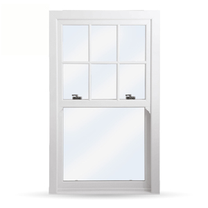 Thiết Kế Vỉ Nướng Chống Cháy Chống Bão Nước Chống Trộm Âm Thanh Và Lưới Chống Muỗi Cửa Sổ Kính Treo Đơn Trượt Dọc Chữ U PVC - Product Image 3