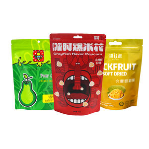 Kantong Mylar Berdiri dengan Logo Kustom dan Jendela Transparan untuk Kemasan Permen Gummy, Kue, dan Makanan - Product Image 4