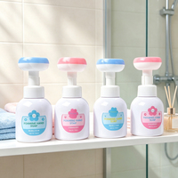 Savon liquide pour les mains personnalisé OEM/ODM, hydratant, sans alcool, respectueux de la peau, savon moussant en forme de patte de chat pour enfants