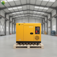 Groupe électrogène diesel portable silencieux refroidi par air Binshi Power 60HZ 110-480V 5 KVA 6KVA avec fonction ATS en option