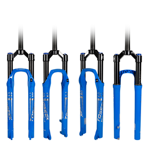 Велосипедная амортизационная вилка TOSEEK <span class=keywords><strong>MTB</strong></span> с воздушной подвеской, 27.5/29 дюймов, 9*100 мм, быстросъемная, с блокировкой на короне, дисковым тормозом и регулировкой отскока, для трейл-байков - Product Image 1