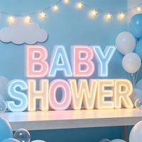 Livraison Rapide Lettres LED Géantes Personnalisées en Métal 3ft 4ft, Chiffres et Lettres RGB, Enseigne Néon Géante pour Fête, Mariage, Bar, Décoration d'Événements