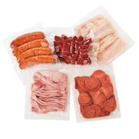 Offre Spéciale sac de congélation scellé sous vide poisson fumé et emballage de légumes PE COEX rouleau d'étanchéité sous vide pour le stockage des aliments