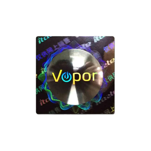 Destructible Void <b>3D</b> Gold Hologram Sticker Custom Logo Security Certificate Laser Holographic Label - Product Image 4