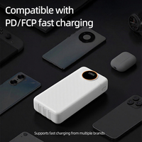 Batterie externe grande capacité en gros 40000 mAh, charge rapide, ventilateur rechargeable, chargeur de téléphone, batterie externe portable 40000 mAh