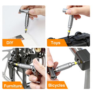Jeu de clés à cliquet multifonctionnel JINKUN RS1 Style <span class=keywords><strong>34</strong></span>-en-1, tournevis magnétique, <span class=keywords><strong>clé</strong></span> à molette, étui de rangement, finition chromée, qualité industrielle - Product Image 6
