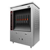 Four électrique numérique à 8 grilles pour restaurants/hôtels 14-56 poissons/heure