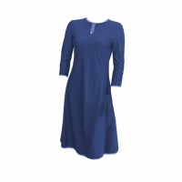 Robe de bain longue en tissu recyclé avec short intégré, jupe de bain modeste longueur genou pour la plage et les sports nautiques