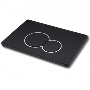 Panel de descarga de doble botón de alta resistencia, placa de descarga cromada de ABS para cisterna de inodoro suspendido en la pared - Product Image 5