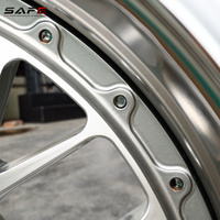 Rines de Aleación Forjados en Plata de 3 Piezas con Diseño de Canasta de Mimbre de 18, 19 y 21 Pulgadas 5x112 para Autos Clásicos BMW E46 E90 Sedán