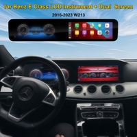 Écran tactile IPS 12,3 pouces Android, unité principale à double écran pour Mercedes-Benz Classe E W213 2016-2023, autoradio de tableau de bord, Carplay