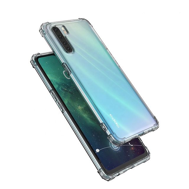 Soft Clear Transparent Shockproof Back Cover Cases on for Oppo A52 A72 A92 ACE 2 A92S Find X2 Pro for Realme 6 Pro 6S C3 C3i C11