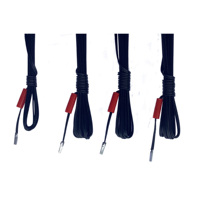 Allumeur électrique à fil noir de 1 mètre avec capuchon rouge et télécommande, certifié CE, approvisionnement en vrac