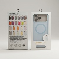 Nouvelle coque de téléphone de luxe magnétique en silicone véritable antichoc avec protection d'objectif et emballage pour iPhone 18 Pro Max