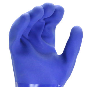 MaxiTough Vente en gros Entrepôt Gants de travail PVC Imperméables doublés de coton Gants industriels en PVC pour l'industrie de la pêche - Product Image 4
