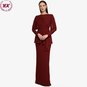 Robe élégante et romantique Kebaya baja Kurung pour femmes, Kaftan Hijab, offre spéciale