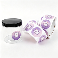 Rollos de Etiquetas Adhesivas Personalizadas con Logotipo de Empresa, Resistentes al Agua y Duraderas