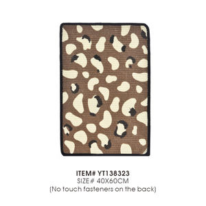 Tappetino Tiragraffi per Gatti Resistente con Stampa Leopardata 40x60CM in Juta - Product Image 1