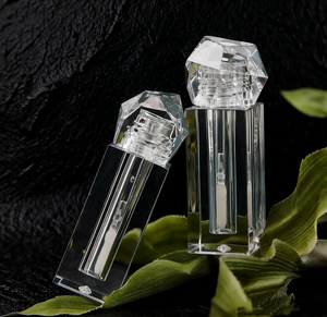 Hot Bán 3Ml Hình Dạng Độc Đáo Như Nhựa Pha Lê Top Tùy Chỉnh Trong Suốt Logo Sang Trọng Son Bóng Ống Với Dày Tường - Product Image 1