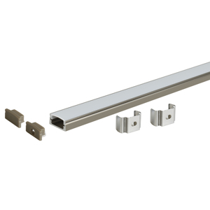 Đen đùn nhôm hồ sơ kênh với khuếch tán <span class=keywords><strong>LED</strong></span> dải ánh sáng nhôm hồ sơ cho ánh sáng Trần - Product Image 2