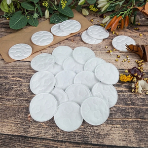 Bán Buôn OEM 100% Cotton Vòng Trang Điểm Remover Chăm Sóc Da Mặt Miếng Đệm Tròn Kín Cạnh Tự Nhiên cái/túi 100 Cho Khuôn Mặt Làm Sạch - Product Image 5
