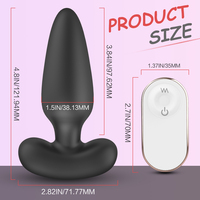 S-HANDE Vibromasseurs en silicone pour hommes, jouets sexuels anaux, plug anal vibrant, jouets sexuels anaux et vaginaux pour hommes