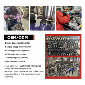 Downpipe de Alto Rendimiento con Revestimiento Térmico Dorado para Sistema de Escape de Carreras Ferrari 296 GTB/GTS 2022-2025 - Product Image 5