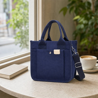 Sac à bandoulière en toile de luxe Galaxy 20-35L, double sangle, multi-compartiments, sac fourre-tout, pour le bureau, le déjeuner, fermeture à glissière, réutilisable