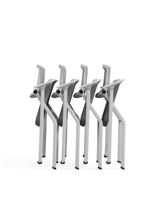 Chaise de formation pliante en maille au design moderne, vente directe usine, pour écoles et bureaux, avec appui-tête réglable et rappel de notes pour étudiants