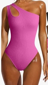 Custom 2024 Cross-border Foreign Trade Mujeres Slant Collar One-shoulder Sexy One-piece Vest Body - Product Image 4