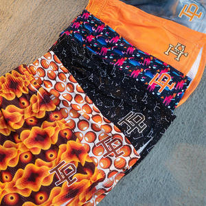 <span class=keywords><strong>Inaka</strong></span> กางเกงกีฬาลำลองขาสั้นสไตล์อเมริกันผ้าตาข่ายแห้งเร็วสำหรับผู้ชายผู้หญิงขนาดกลางใหญ่คลุมเข่าสี่จุดสำหรับฤดูร้อน - Product Image 5