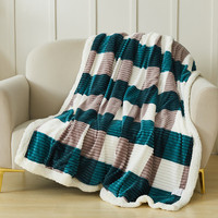 Couverture en flanelle extra large super douce, couverture en sherpa moelleuse, couverture en tricot douce et chaude, couverture en polaire d'hiver pour lit