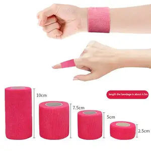 Custom Logo Self-Adhesive Support Elastic Bandage Protection Finger Sports Tape