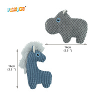 Famipet Fabricant, Vente en gros personnalisée, Nouveaux jouets couineurs pour chiens en peluche douce, froissée et à design d'animaux mignons