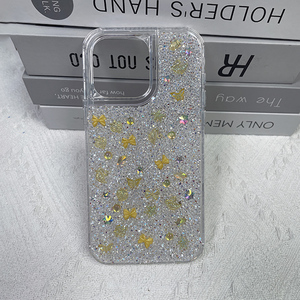 Para Redmi <span class=keywords><strong>Note</strong></span> 13 Pro Glitter Butterfly Diamond Funda de teléfono de lujo para iPhone 15 Pro Max Fundas de teléfono móvil de diamantes de imitación hechas a mano - Product Image 5