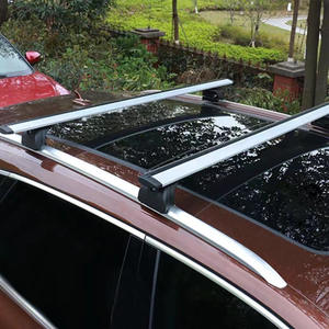 Barres de toit universelles <span class=keywords><strong>antivol</strong></span> en alliage d'aluminium HS-474 avec serrure, pour bagages de voiture, 5000 kg, 2,5x1,5x0,5 m - Product Image 1