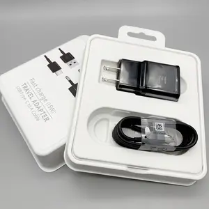 Original Charger set TA80 15W USB Fast Charging Wall Charger 18W USB travel Power Adapter For samsung S6 S8 S10