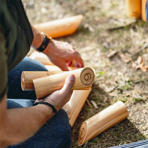 OEM Premium <strong>Molkky</strong> Game Set Finnish Skittles Outdoor Lawn Party Activity Kit Backyard Garden Strategy Game Team Building Gear - Product Image 6