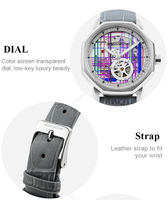 Montre automatique mécanique en acier inoxydable de haute qualité, résistante à l'eau 5BAR, avec logo personnalisé, nouveau design, mode, luxe, cuir