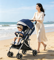 Poussette de jogging pliable JXB Factory Wholesale avec barre de traction pour toutes les saisons