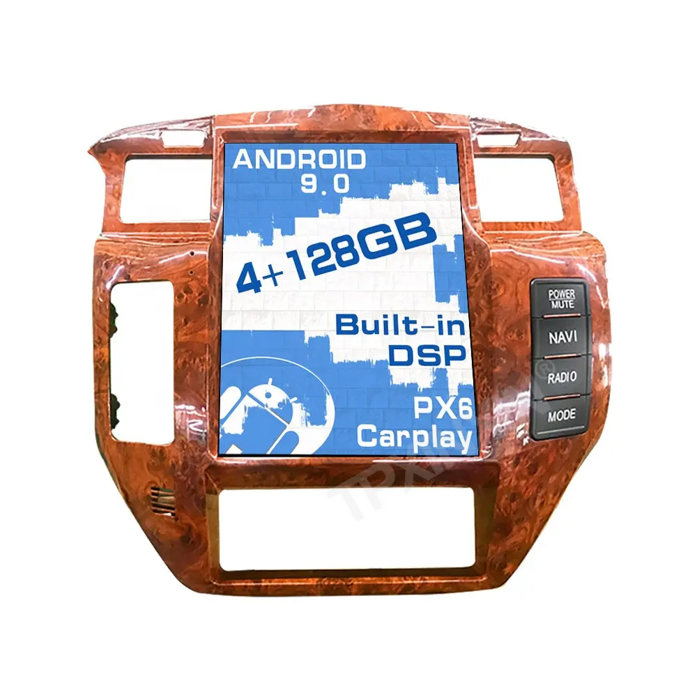 Autoradio Android, 8 cœurs, Navigation GPS, écran 2K, lecteur multimédia, pour voiture NISSAN PATROL 5 Y61