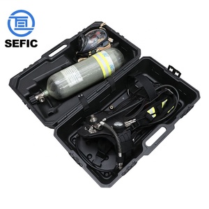 Appareil respiratoire SCBA certifié CE, autonomie 30-45 minutes, appareil respiratoire autonome, cylindre en fibre <span class=keywords><strong>de</strong></span> carbone - Product Image 3
