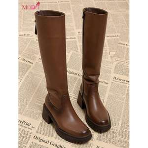 Botas Altas Modi para Mujer, Material TPU, Tacón de Plataforma, Antideslizantes, para Oficina - Product Image 1