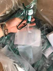 <span class=keywords><strong>Masque</strong></span> <span class=keywords><strong>à</strong></span> <span class=keywords><strong>oxygène</strong></span> facial transparent en PVC <span class=keywords><strong>haute</strong></span> <span class=keywords><strong>concentration</strong></span>, durable, non-rérespirant, avec poche de réservoir et embout buccal pour nébuliseur - Product Image 3