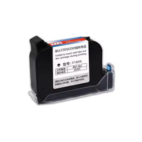 Cartucho de Tinta Solvente de Alta Adhesión para Impresora de Inyección de Tinta Manual TIJ de 12.7 mm, Consumibles de Codificación de Grado Industrial de Secado Rápido