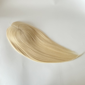 Pelucas de Cabello Natural para Mujer, Mono 5.5*6.5, para Cabello Fino, Color Natural, 130% de Densidad # 613 - Product Image 2