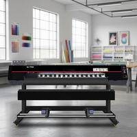 Nueva Impresora de Inyección de Tinta Ecológica Totalmente Automática para Cabezal de Impresión I3200, Plotter de Vinilo de 1.8m/1.9m