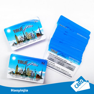 Personalizado CR80 de plástico de papel de <span class=keywords><strong>prepago</strong></span> <span class=keywords><strong>tarjeta</strong></span> de rascar para teléfonos móviles - Product Image 2