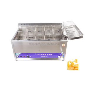 Dessus de table/machine avec deux pour <span class=keywords><strong>friteuse</strong></span> de table <span class=keywords><strong>à</strong></span> <span class=keywords><strong>gaz</strong></span> <span class=keywords><strong>à</strong></span> <span class=keywords><strong>double</strong></span> réservoir de restaurant - Product Image 3